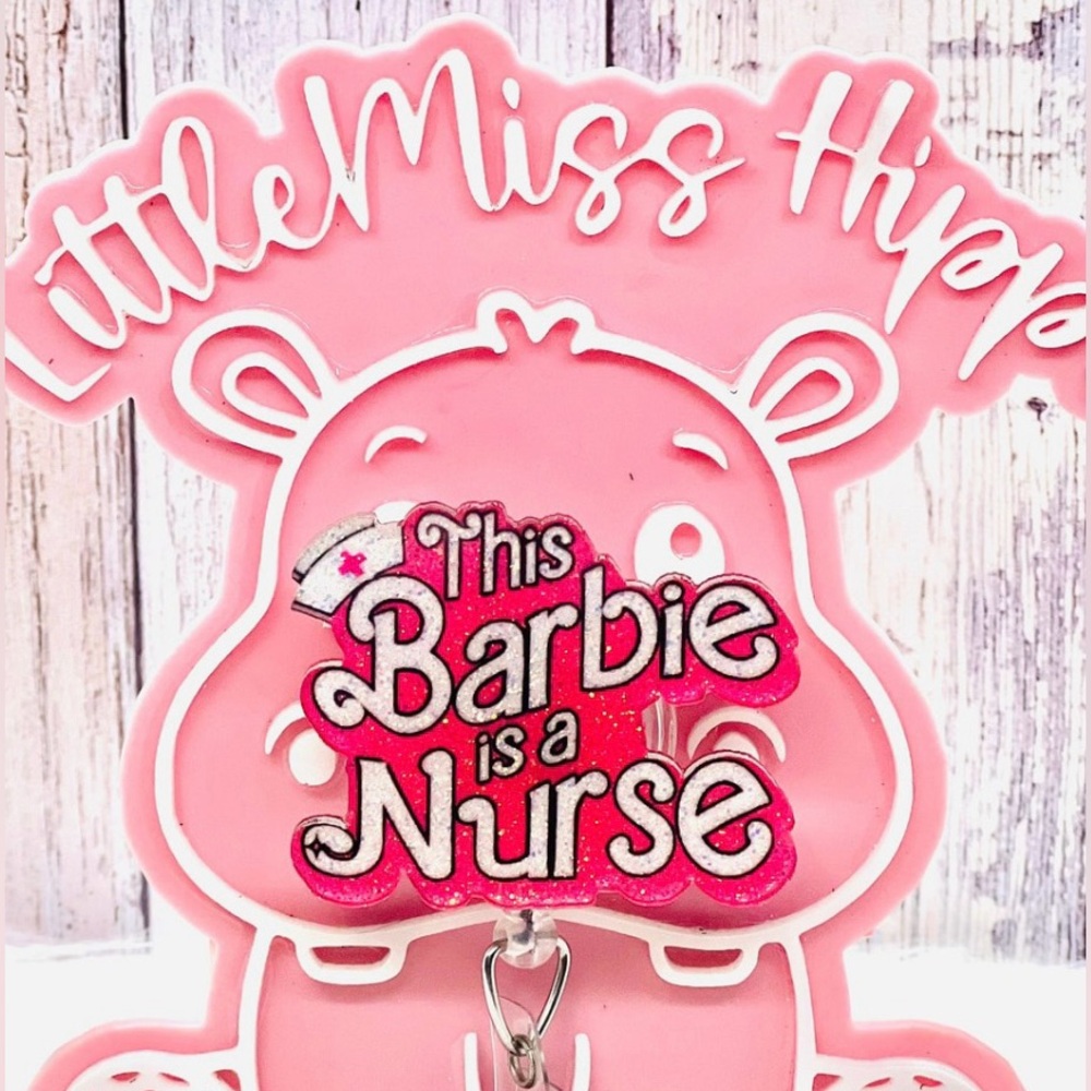 Barbie Nurse Badge reel